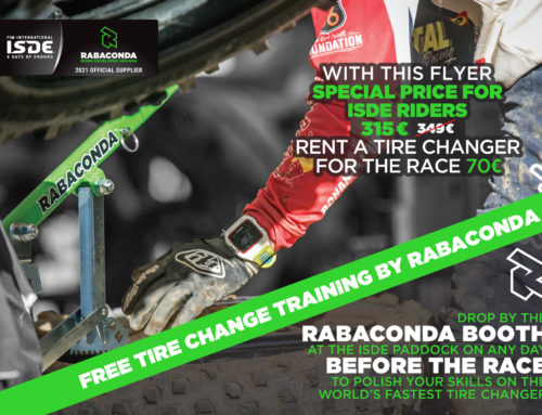 Make your ISDE tire changes stress-free with RABACONDA